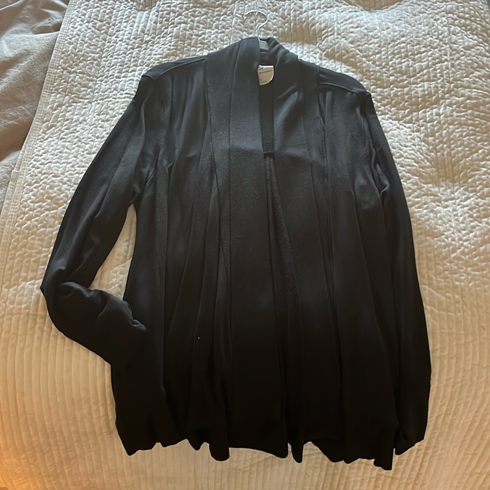 Black drape cardigan